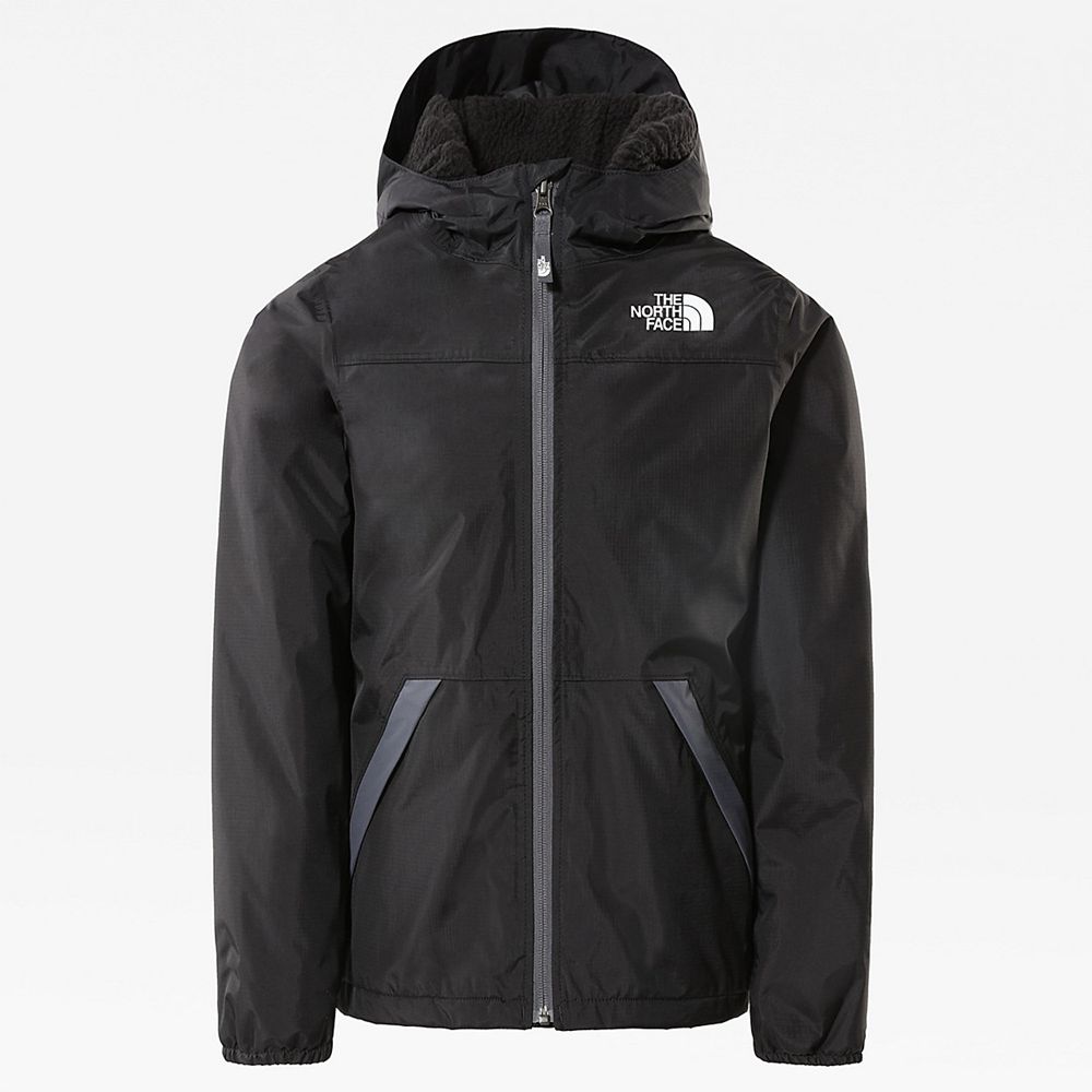 The North Face Waterproof Jackets Girls Australia - The North Face Warm Storm Black Hiking (BNC-0186